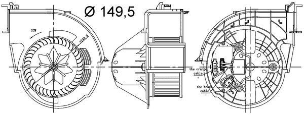 MAHLE AB 83 000S Interior Blower