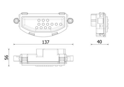 Regulator, interior blower MAHLE ABR 166 000P