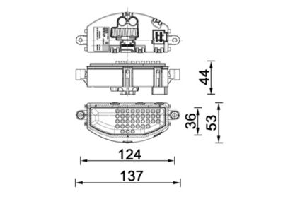 Regulator, interior blower MAHLE ABR 72 000P