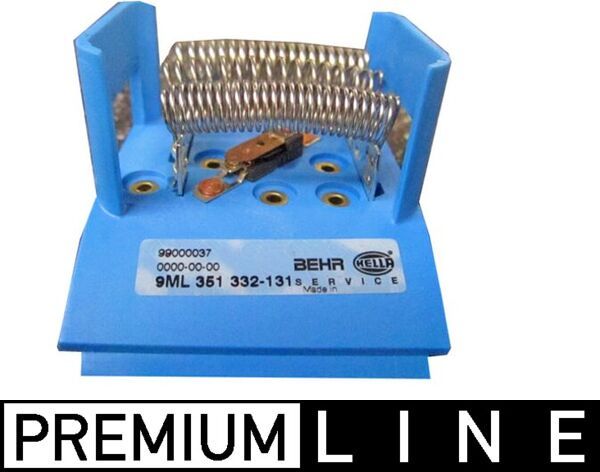 MAHLE ABR 82 000P Resistor, interior blower