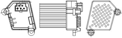 Regulator, interior blower MAHLE ABR 33 000S