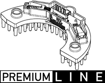 Regulator, interior blower MAHLE ABR 58 000P
