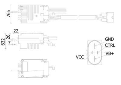 Regulator, interior blower MAHLE ABR 79 000S