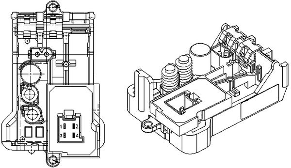 MAHLE ABR 8 000P Regulator, interior blower