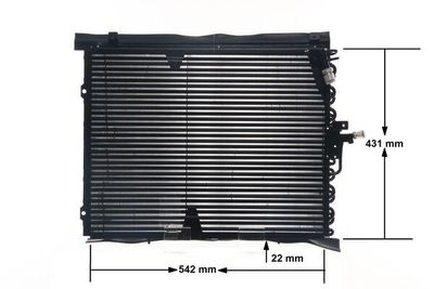 Condenser, air conditioning MAHLE AC 133 000S