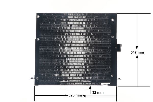 MAHLE AC 203 000S Condenser, air conditioning