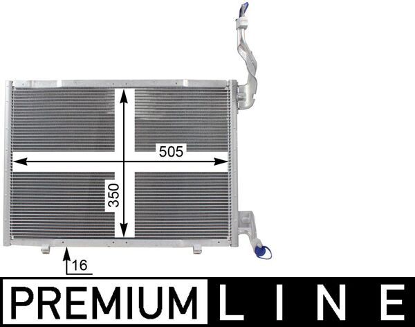 MAHLE AC 22 000P Condenser, air conditioning