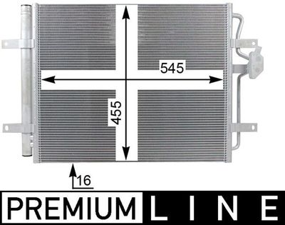 Condenser, air conditioning MAHLE AC 24 000P