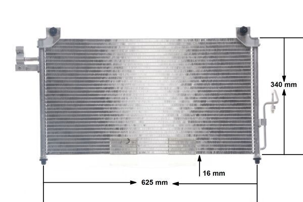 MAHLE AC 327 000S Condenser, air conditioning