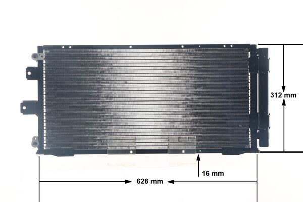 MAHLE AC 333 000S Condenser, air conditioning
