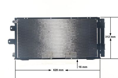 Condenser, air conditioning MAHLE AC 333 000S