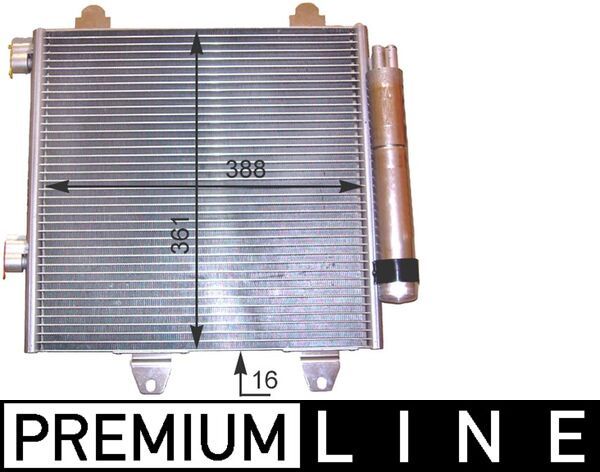 MAHLE AC 459 000P Condenser, air conditioning