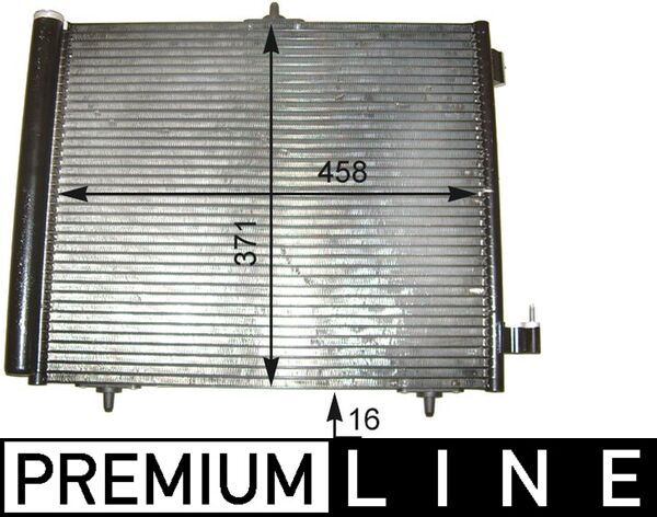 MAHLE AC 460 000P Condenser, air conditioning