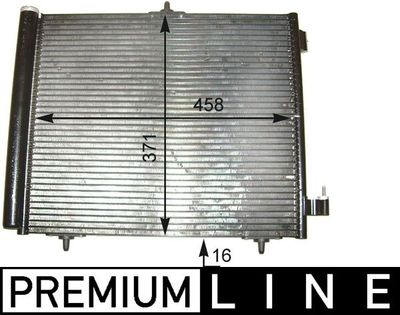 Condenser, air conditioning MAHLE AC 460 000P