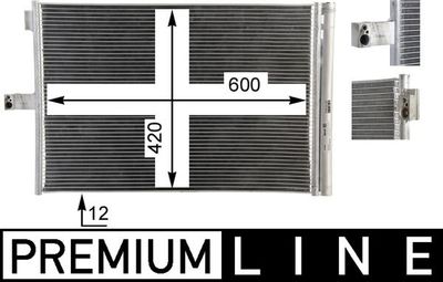 Condenser, air conditioning MAHLE AC 68 000P