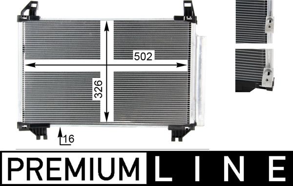 MAHLE AC 793 000P Condenser, air conditioning