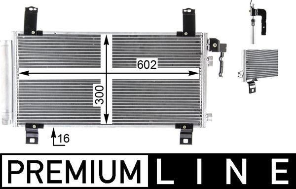 MAHLE AC 794 000P Condenser, air conditioning