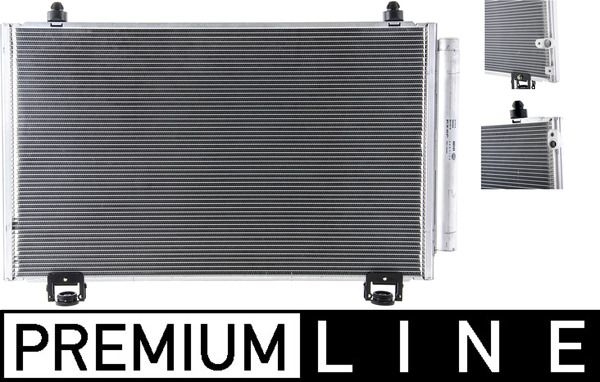 MAHLE AC 814 000P Condenser, air conditioning