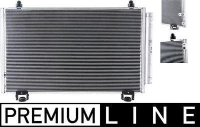 Condenser, air conditioning MAHLE AC 814 000P