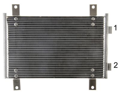 Condenser, air conditioning MAHLE AC 816 000P