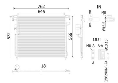 Condenser, air conditioning MAHLE AC 138 000S