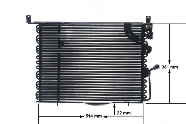 MAHLE AC 149 000S Condenser, air conditioning