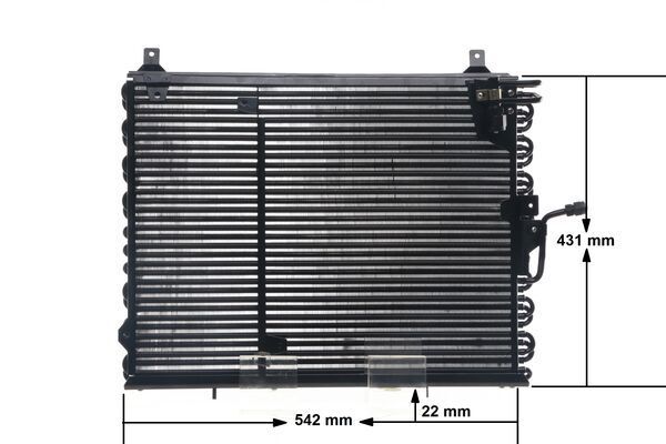 MAHLE AC 150 000S Condenser, air conditioning