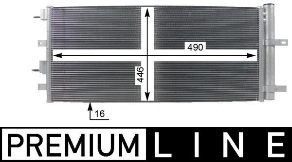 MAHLE AC 274 000P Condenser, air conditioning