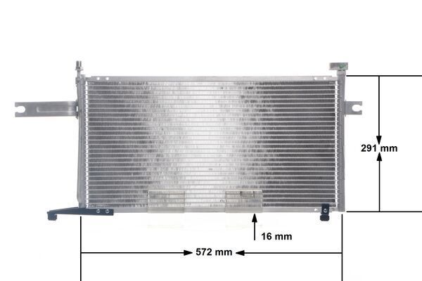 MAHLE AC 319 000S Condenser, air conditioning