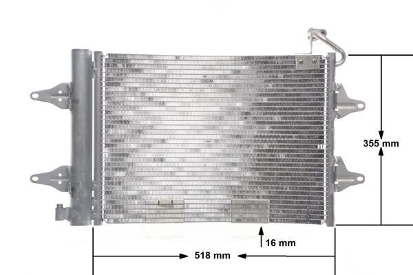 MAHLE AC 359 000S Condenser, air conditioning