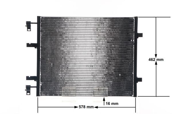 MAHLE AC 708 000S Condenser, air conditioning