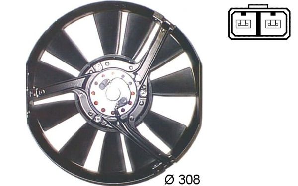 MAHLE ACF 2 000S Fan, air conditioning condenser
