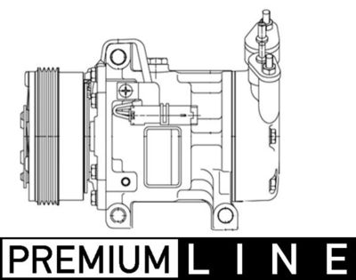 Compressor, air conditioning MAHLE ACP 1255 000P