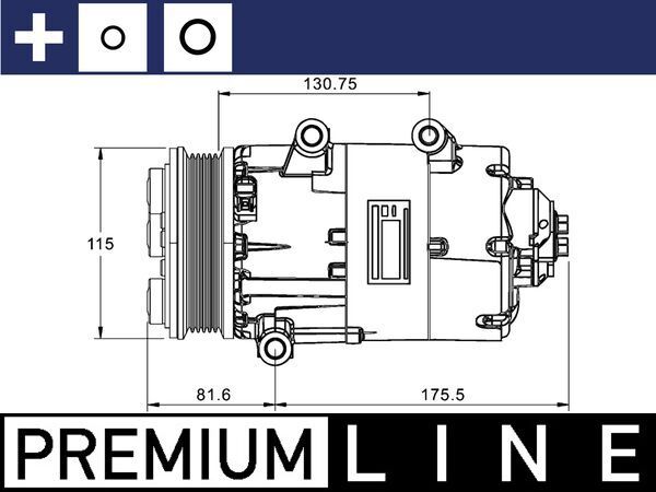 MAHLE ACP 1331 000P Compressor, air conditioning