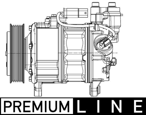 MAHLE ACP 600 000P Compressor, air conditioning