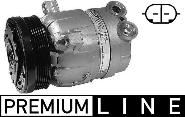 MAHLE ACP 672 000P Compressor, air conditioning
