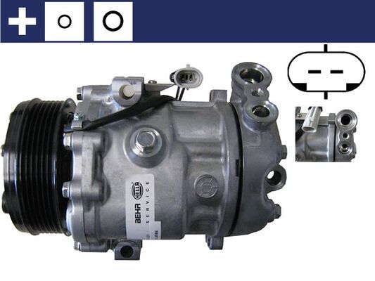 MAHLE ACP 83 000S Compressor, air conditioning