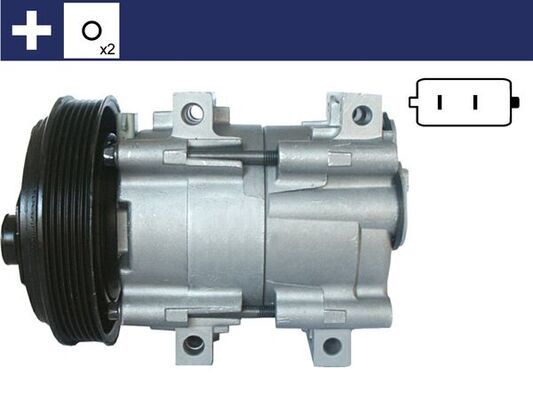 MAHLE ACP 843 000S Compressor, air conditioning