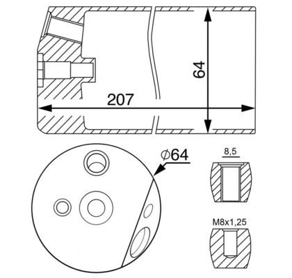 MAHLE AD 14 000S Dryer, air conditioning