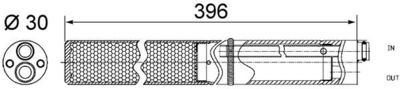 Dryer, air conditioning MAHLE AD 244 001S