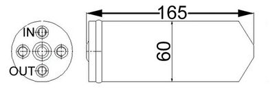 Dryer, air conditioning MAHLE AD 61 000S