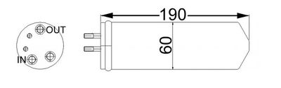 Dryer, air conditioning MAHLE AD 66 000S
