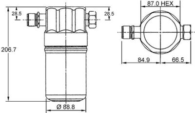 Dryer, air conditioning MAHLE AD 36 000S