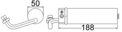 Dryer, air conditioning MAHLE AD 68 000S