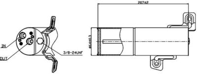 Dryer, air conditioning MAHLE AD 90 000S