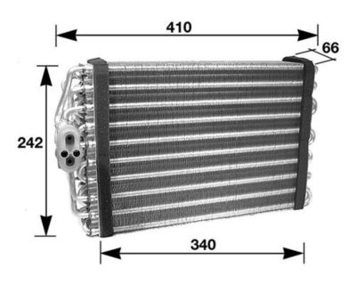 Evaporator, air conditioning MAHLE AE 46 000S