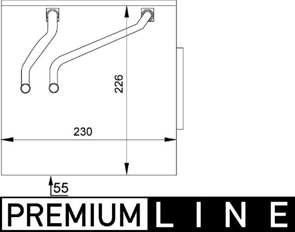 MAHLE AE 49 000P Evaporator, air conditioning