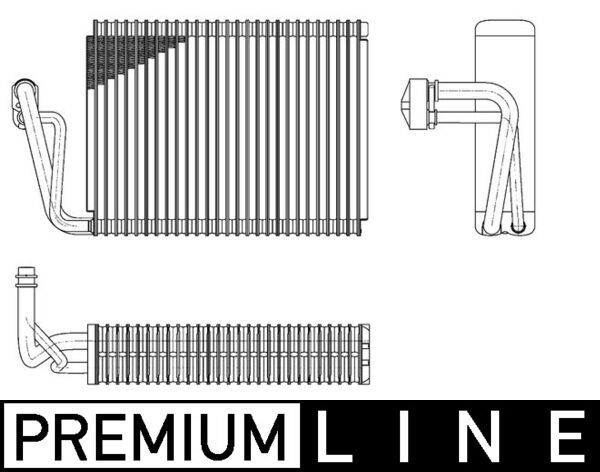 MAHLE AE 52 000P Evaporator, air conditioning