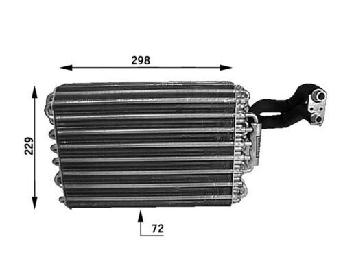 MAHLE AE 31 000S Evaporator, air conditioning