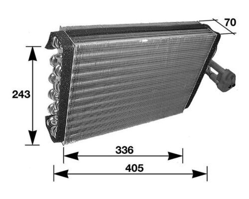 MAHLE AE 36 000S Evaporator, air conditioning
